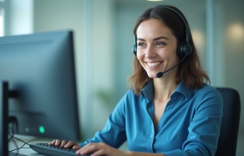 Professional customer support team member